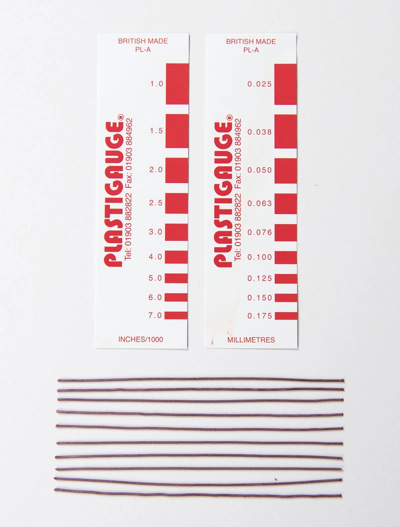 Plastigauge Việt Nam PL-A gauge card dải đo màu đỏ chính hãng UK